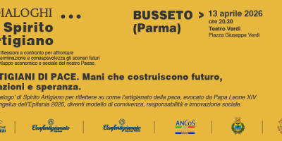I Dialoghi di Spirito Artigiano – Il 13 aprile a Busseto