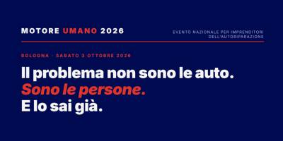 MOTORE UMANO 2026 – Evento nazionale per gli imprenditori dell’autoriparazione
